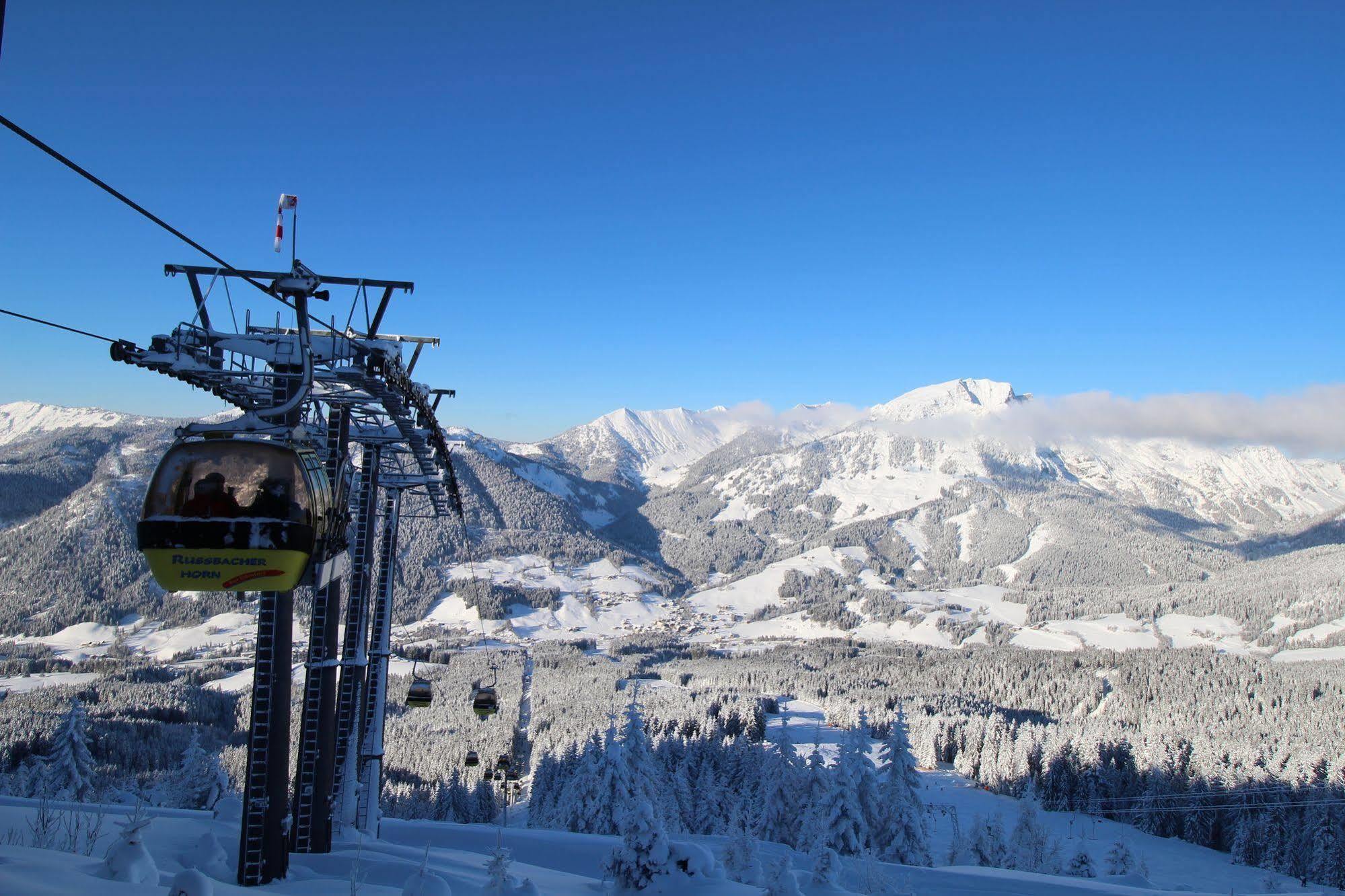 Gasthof Waldwirt Russbach am Pass Gschütt Esterno foto